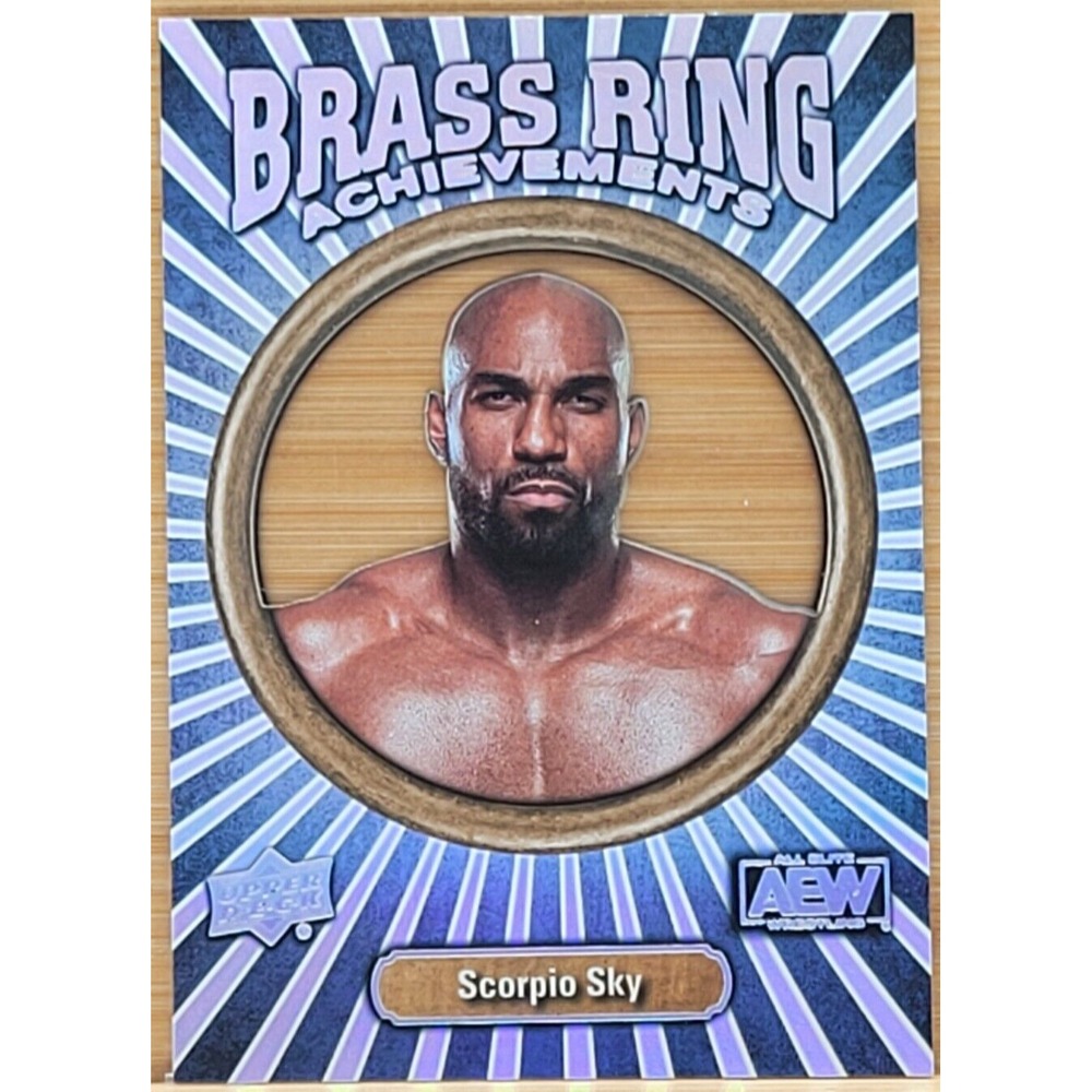 2022 UPPER DECK AEW SCORPIO SKY RING ACHIEVEMENTS SP‎